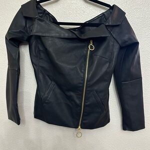 VENUS LEATHER TOP
